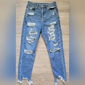 Blue Distressed Jeans